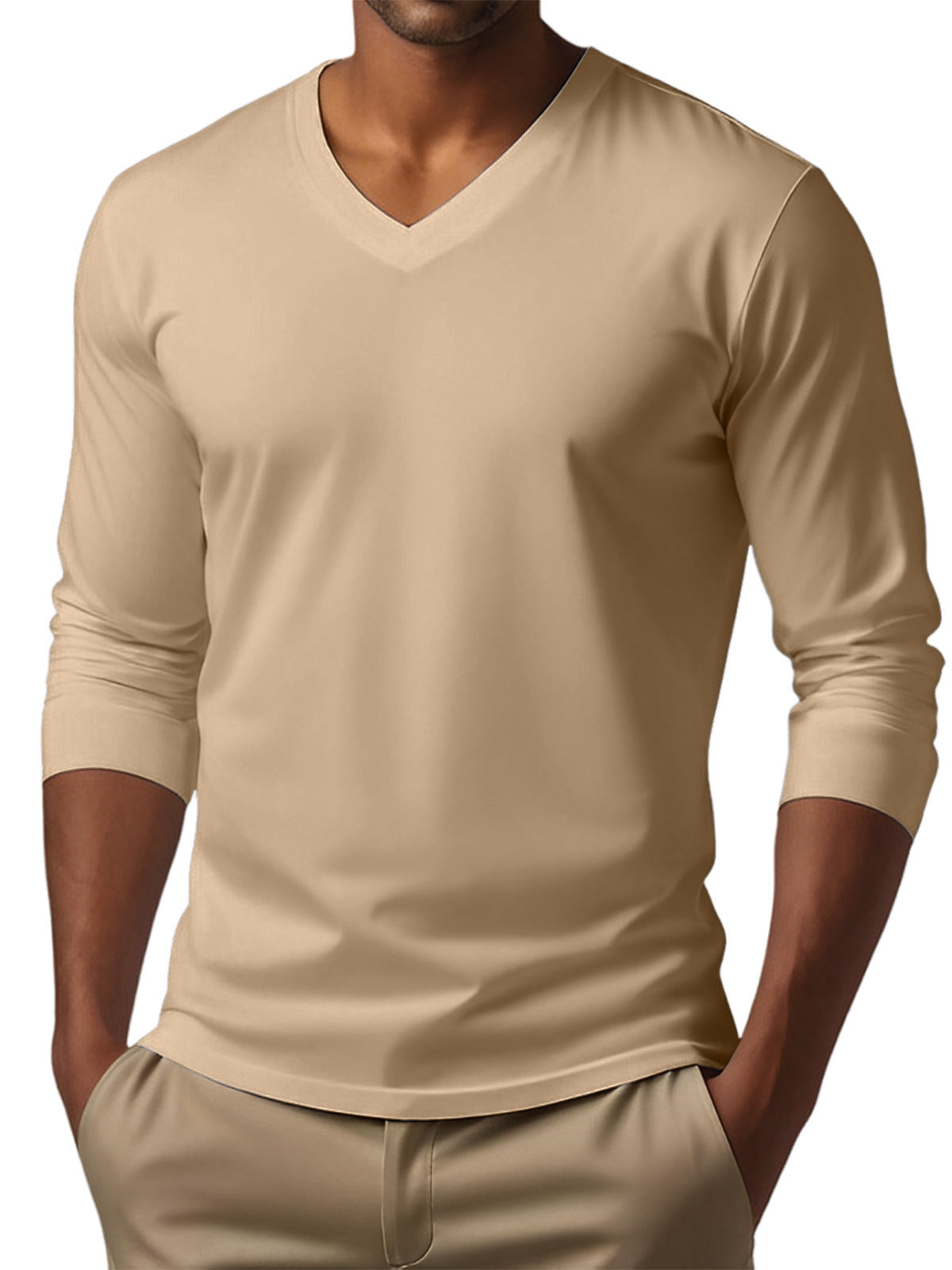 Men's Digital Printing Men's Versatile Long Sleeve